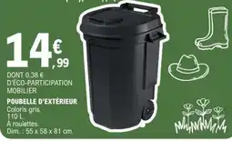 E.Leclerc POUBELLE D’EXTÉRIEUR offre