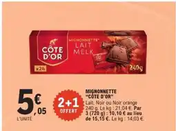 E.Leclerc MIGNONNETTE 'CÔTE D'OR' offre