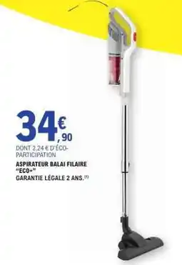 E.Leclerc ASPIRATEUR BALAI FILAIRE ECO+ offre