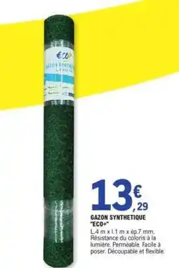E.Leclerc GAZON SYNTHETIQUE ECO+ offre