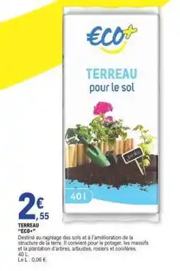 E.Leclerc TERREAU ECO+ offre