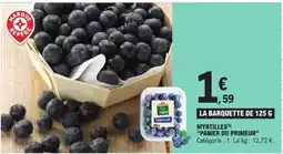 E.Leclerc Myrtilles Panier du Primeur offre