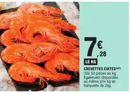 E.Leclerc CREVETTES CUITES offre
