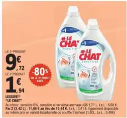 E.Leclerc LESSIVE LE CHAT offre
