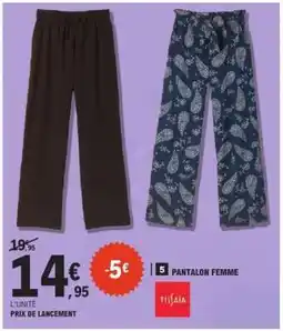E.Leclerc Pantalon femme offre