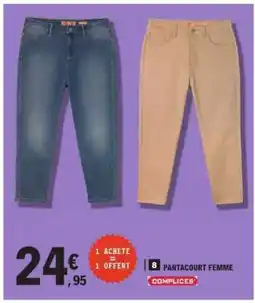 E.Leclerc Pantacourt Femme offre