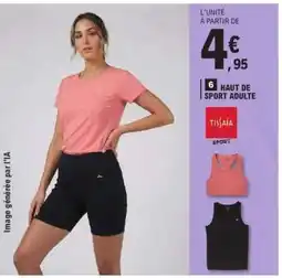 E.Leclerc Haut de sport adulte offre