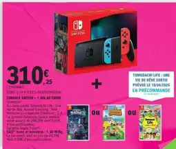 E.Leclerc Console Switch + 1 jeu au choix Nintendo offre