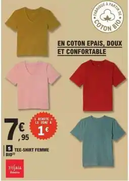 E.Leclerc Tee-Shirt Femme offre