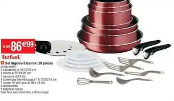 Migros Set ingenio essential 20 pièces offre