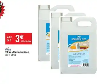 Migros Eau déminéralisée offre