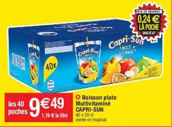 Migros Boisson plate Multivitaminé Capri-Sun offre