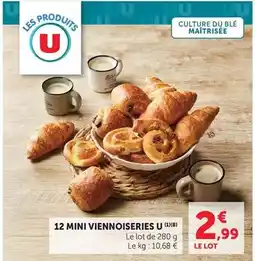 Super U U - 12 mini viennoiseries offre
