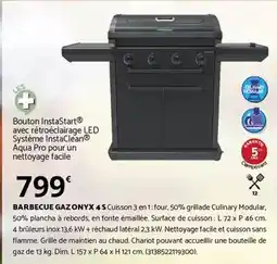 Bricorama Aqua - barbecue gaz onyx 4 s offre