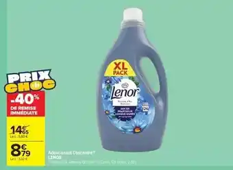 Carrefour Drive Lenor - adoucissant concentre offre