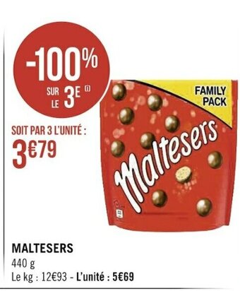 Casino Supermarchés Maltesers offre