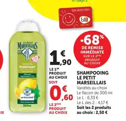 Bi1 LE PETIT MARSEILLAIS Shampooing offre