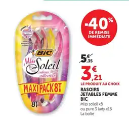 Bi1 BIC Rasoirs jetables femme offre