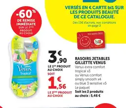 Bi1 Rasoirs jetables gillette venus venus offre
