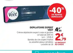 Bi1 VEET Depilatoire expert offre