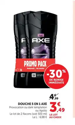 Bi1 AXE Douche 5 en 1 offre
