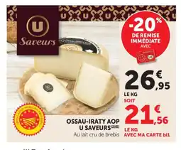 Bi1 Ossau-iraty aop u saveurs offre