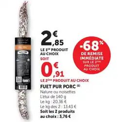 Bi1 Fuet pur porc offre