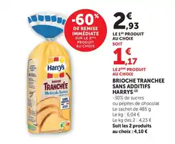 Bi1 HARRYS Brioche tranchee sans additifs offre
