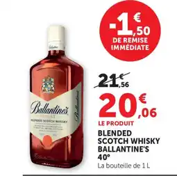 Bi1 BALLANTINE'S Blended scotch whisky offre