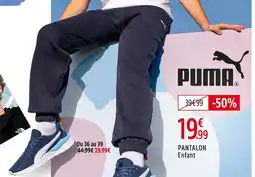 Intersport PUMA Pantalon enfant offre
