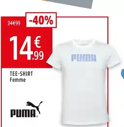 Intersport PUMA Tee-shirt femme offre
