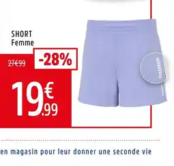Intersport PUMA Short femme offre