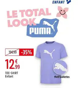 Intersport PUMA Tee-shirt enfant offre
