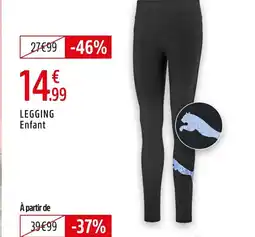 Intersport PUMA Legging enfant offre