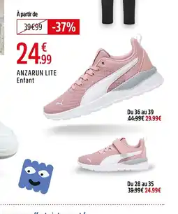 Intersport PUMA Anzarun lite enfant offre