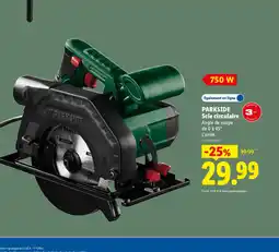 Lidl PARKSIDE Scie circulaire offre
