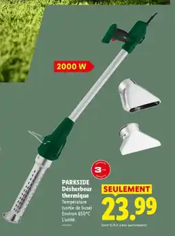 Lidl PARKSIDE Désherbeur thermique offre