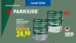 Lidl PARKSIDE Résine synthétique liquide pour sol offre