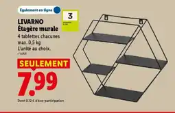Lidl LIVARNO Étagère murale offre