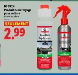 Lidl NIGRIN Produit de nettoyage pour voiture offre