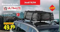 Lidl ULTIMATE SPEED Sac de toit pour voiture offre