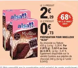 E.Leclerc ALSA Préparation pour moelleux offre