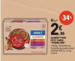 E.Leclerc PURINA ONE Aliment pour petit chien offre