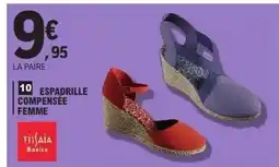 E.Leclerc Espadrille compensée femme offre