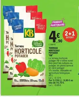 E.Leclerc KB Terreau horticole potager offre