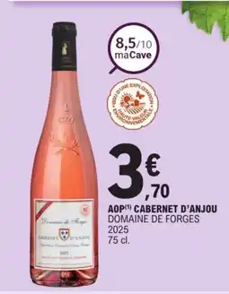 E.Leclerc DOMAINE DE FORGES 2025 Aop cabernet d'anjou offre