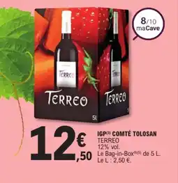 E.Leclerc TERREO Igp comté tolosan offre