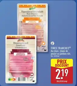 ALDI Fines tranches offre