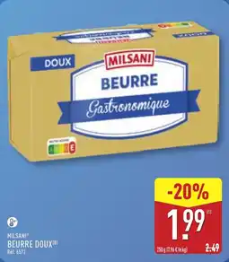 ALDI MILSANI Beurre doux offre