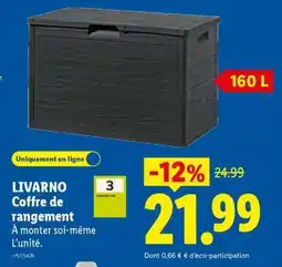 Lidl LIVARNO Coffre de rangement offre